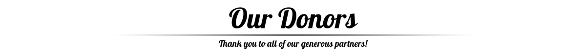 Our Donors